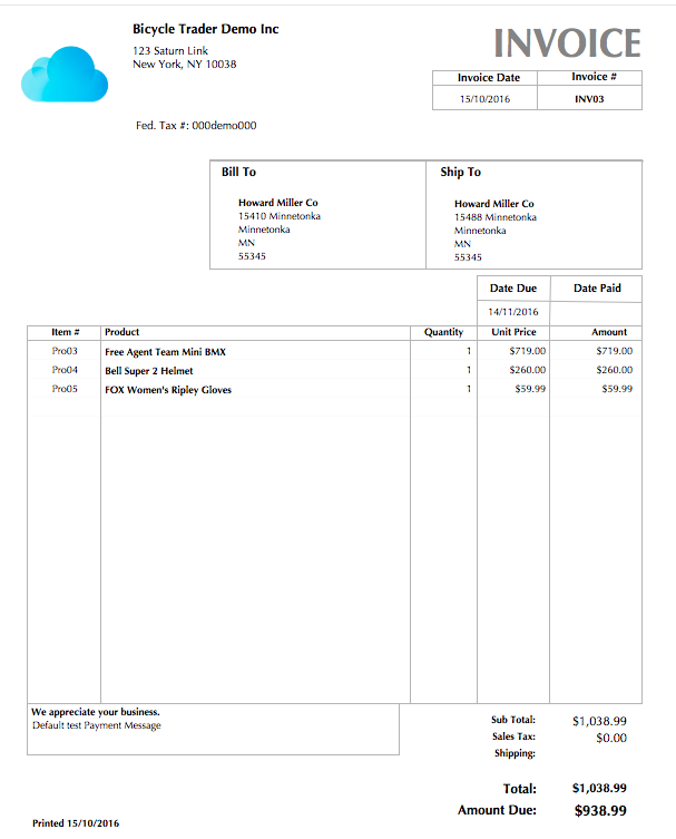 Claris FileMaker on the Cloud Automatic Invoice Forms